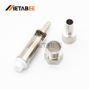 Connecteur à sertir FME Jack droit 50 Ohms 18 GHz pour câble coaxial <span class=keywords><strong>RG174U</strong></span> - Product Image 1