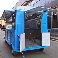 Camion de restauration rapide en acier inoxydable personnalisé pour restaurant, collation et boulangerie pour lait de soja, empanadas, cuisine mobile