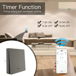 ทูย่าสมาร์ทวอลล์บัตตันสวิตช์ WiFi+RF433 1/2/3 แก๊ง สมาร์ทไลฟ์แอปรีโมทคอนโทรล อเล็กซา กูเกิล โฮม - Product Image 3