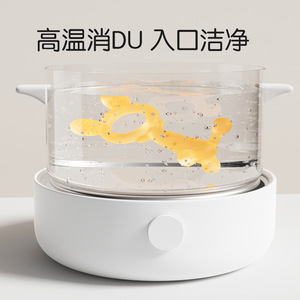 Mordedores de silicona suave para bebés, juguetes de pegamento para dientes de conejo para evitar que los alimentos manuales se trituren para la etapa de dentición - Product Image 3