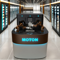 Nouveau système de barista robotisé à 6 axes avec impression d'art latte et commande par application, distributeur automatique
