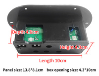 Yüksek sınıf C8 dijital güç FM radyo bluetooth MIC girişi DC12V 24V AC110V 220V amplifikatör kurulu ev alüminyum Stereo amplifikatör