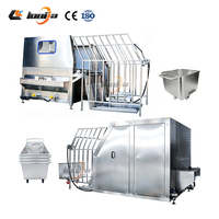 Vente directe usine : Machine de nettoyage automatique de cages, Laveuse de conteneurs en plastique pour pommes, Nettoyeur de conteneurs, Machine à laver sur chariot