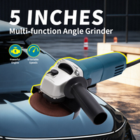 Meuleuse d'angle industrielle sans fil brossée CRIDER CR6125 haute puissance 8500 tr/min pour découpe, polissage et meulage, électrique portative à glissière 1