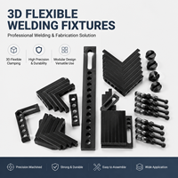 Fixations de serrage réglables pour table de soudage 3D, Gabarits modulaires pour l'assemblage et le soudage de structures en acier