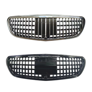 Pour W213 (pré-lifting 2016-2020) Mercedes <span class=keywords><strong>Classe</strong></span> E E200/E260/E300 AMG GT/E63S/MB Style Grille avant (<span class=keywords><strong>Panamericana</strong></span>/Star Grille) - Product Image 5