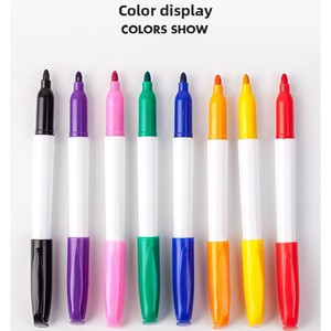 Échantillon Gratuit Fabricant OEM <span class=keywords><strong>Marqueur</strong></span> Permanent Rond à Base d'<span class=keywords><strong>Huile</strong></span> Imperméable pour CD/DVD et Métal, Ensembles de Stylos Marqueurs à Pointe Unique - Product Image 5