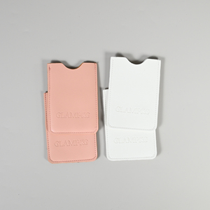 Glampkg סיטונאות אישית לוגו מותאם אישית סלים רזה pu עור מתנה כחול לבן אשראי ויפ שרוולים כרטיס - Product Image 5