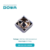 Diode LED UVA haute puissance DOWA, scellée hermétiquement, SMD, 325 nm, 70 degrés, 3,8-6,2 V, 3535