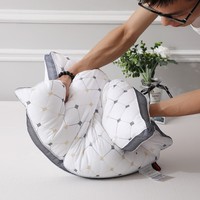 Oreiller de luxe 5 étoiles sur mesure pour hôtel, confortable pour un sommeil réparateur, oreiller de lit en mousse à mémoire de forme haute élasticité et douce pour chambre à coucher