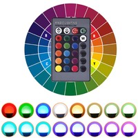Ampoule LED RGB G45 personnalisable avec télécommande Festival Atmosphere Light en CCT (3000-6000k) pour E27 E14 B22 Bases