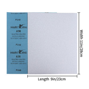 Feuilles abrasives étanches électro-revêtement anti-colmatage, grain 1200, 9x11 pouces, pour <span class=keywords><strong>ponçage</strong></span> à sec et polissage fin - Product Image 5