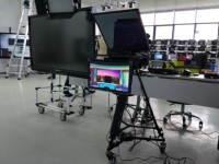 2026 Simar OEM Écran de téléprompteur à rotation automatique de 21,5 pouces pour diffusion de talent, reportages et studio