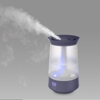Goal Portable Electric Top Fill Design Home Humidificateur d'air Aroma Diffuseur d'huiles essentielles Plastique pour hôtel Usage domestique