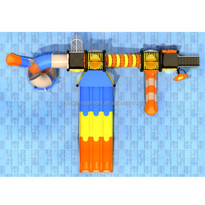 Agua juegos tobogán de fibra de vidrio deslizante comercial de lujo de encargo de la piscina de diapositivas - Product Image 2