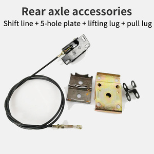 130cm <strong>800W</strong> 2 Speed Rear Driven <strong>Axle</strong> <strong>Differential</strong> Electric <strong>Motor</strong> 1: 11: 28 Drum Brake Rear <strong>Axle</strong> for Cargo Tricycles - Product Image 4