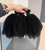 Lot de Cheveux Humains Afro Crépus Bouclés 11A Double Drawn 100% Vierge 4A 4B 4C de Qualité Supérieure pour Extension – Vente en Gros