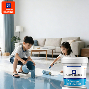 Peinture pour sols domestiques trois-en-un, résistante à l'humidité et antistatique, peinture époxy pour sols d'atelier industriel - Product Image 1