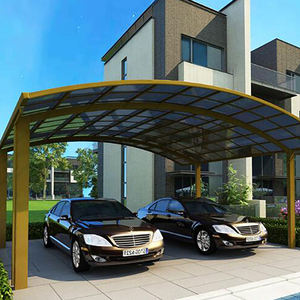 <span class=keywords><strong>2</strong></span> abris de voiture pour parking extérieur Double Metal Designs Panneaux de parking modernes en <span class=keywords><strong>aluminium</strong></span> Feuille de polycarbonate - Product Image 5