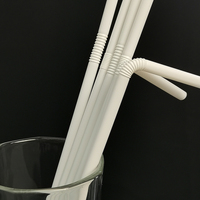 Avec trois boissons en plastique de 200mm Décorations d'eau de 3mm 9mm Individuelles écologiques de 2mm de long en papier plastique pailles jetables