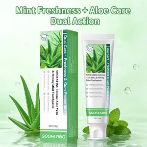 <span class=keywords><strong>Dentifrice</strong></span> Rich <span class=keywords><strong>Aloe</strong></span> <span class=keywords><strong>Vera</strong></span> Menthe 100g Sans Fluor Haleine Fraîche Blanchissant pour Dents Sensibles Usage Domestique Personnalisable - Product Image 3