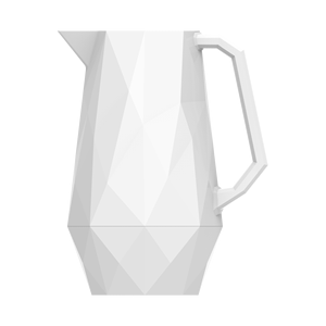 <span class=keywords><strong>Carafe</strong></span> thermique 1,0 L à double paroi style diamant avec logo personnalisé théière et cafetière avec poignée en plastique pour le bureau et la voiture - Product Image 1