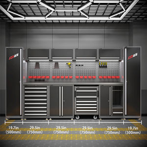 Armoire en métal RW, armoire à <span class=keywords><strong>outils</strong></span> en fer, armoire de rangement pour garage, <span class=keywords><strong>chariot</strong></span> à <span class=keywords><strong>outils</strong></span> <span class=keywords><strong>complet</strong></span> pour atelier, <span class=keywords><strong>chariot</strong></span> à <span class=keywords><strong>outils</strong></span> robuste pour garage - Product Image 2