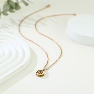 Nouvelle Projection de photos en acier inoxydable personnalisée Couple Pet <span class=keywords><strong>Family</strong></span> Photo collier personnalisé entendre - Product Image 4