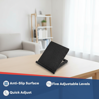 BNcompay LJB-009 Plateforme d'étirement du talon portable en acier, support rétractable, entraîneur de dorsiflexion du pied réglable