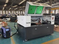 Máquina Láser 6 en 1 ACCTEK AKJ1390MF para Corte, Soldadura, Limpieza y Grabado