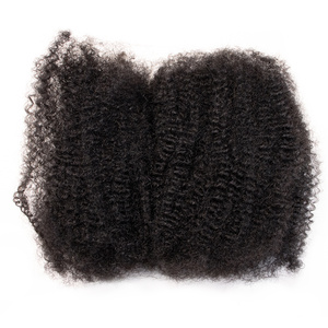 Unprocessed Virgin Meches Dreadlocks Human Hair Afro Kinky Bulk Human Hair Easy for Braids - Product Image 3