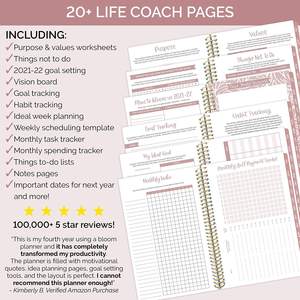 สมุดโน้ตออแกไนเซอร์วาระการประชุม<span class=keywords><strong>ราย</strong></span>สัปดาห์และ<span class=keywords><strong>ราย</strong></span><span class=keywords><strong>เดือน</strong></span>พร้อมสติ๊กเกอร์คั่นหนังสือสำหรับของขวัญสมุดโลโก้แบบเกลียวที่วางแผนปี A5 - Product Image 6