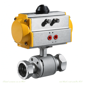 Válvula de Bola Sanitaria Neumática de Doble Acción de Acero Inoxidable de Alta Temperatura COVNA de 1/2 Pulgada - Product Image 2