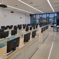 Système de conférence sans papier, élévateur de moniteur motorisé dissimulé dans le bureau pour salle de conférence, audio, ordinateur, écran LCD, élévateur LCD
