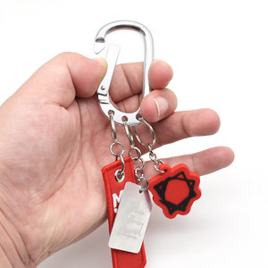 New Arrival Carabiner Key Chain with 3 Belt Clip Carabiner Aluminum Alloy Key Holder for Promotional Gift