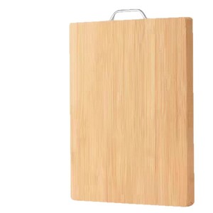 Tabla de cortar de bambú 77x45x2cm rectangular, bloque de madera natural para uso en la cocina - Product Image 1