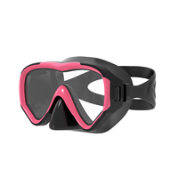 Lunettes de natation imperméables confortables pour adultes unisexes, équipement de plongée grand angle avec masque de plongée confortable