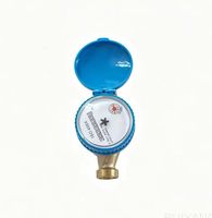 DN15 1/2 Inch Brass Material Dry Type Mechanical Single Jet Cold/Hot Water Meter