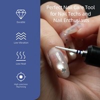 HYTOOS Embouts de ponceuse à ongles coniques en céramique composite blanche 1,5/2 mm, haute dureté, professionnels, pour le nettoyage des cuticules et l'élimination du gel