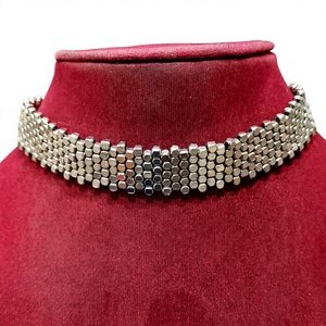 Último Modelo al por Mayor, Collar Gargantilla Geométrico Bohemio Cristiano de Acero Inoxidable Chapado en Oro de 18K, Hecho a Mano, Moderno, Regalo para Mujer, Rawat - Product Image 1
