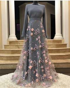 מודפס ג 'ורג' ט <span class=keywords><strong>Kurtis</strong></span> ג 'ורג' ט שיפון <span class=keywords><strong>Kurtis</strong></span> חדש סגנון ערבית העבאיה לנשים - Product Image 2