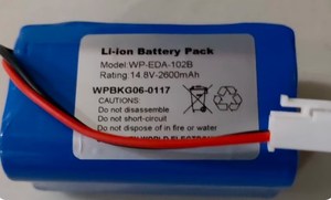 14.4V 2600Mah WP-EDA-102B JW-Y4S-6 Batterij Compatibel Voor <span class=keywords><strong>Kadey</strong></span> <span class=keywords><strong>Yasen</strong></span> <span class=keywords><strong>ECG</strong></span>-903A <span class=keywords><strong>ECG</strong></span>-903 - Product Image 4
