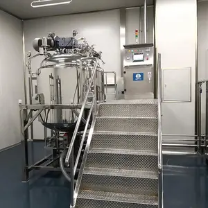 300L Fabrik preis Flüssig wasch homogen isierungs mischer Weniger Luftblasen Vakuum emulgator mischer