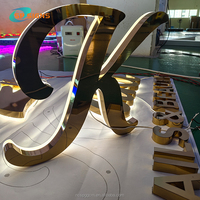 SPSIGN Production rapide de lettres 3D rétroéclairées, enseigne commerciale personnalisée à LED, logo lumineux en métal résistant aux intempéries, service de conception gratuit