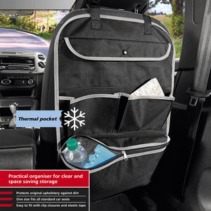 Organizador Plegable de Poliéster para Asiento Trasero de Coche, Estilo de Dibujos Animados para Niños, Organizador Universal para Colgar en el Respaldo del Asiento - Product Image 6