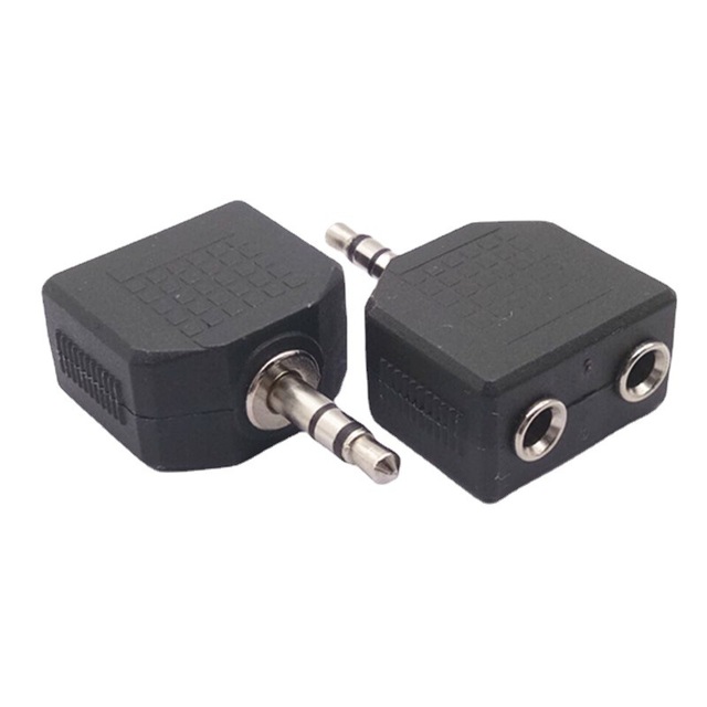 3 Pole 3.5mm Male to 2 Female Adapter 1/8 Stereo Connector Aux Jack 3.5mm Male to Dual 3.5 Female 3.5 mm Headphone Jack Adapter