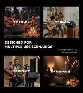 Sistema <span class=keywords><strong>de</strong></span> PA Musiccube T2 Pro <span class=keywords><strong>de</strong></span> 480W con Batería, <span class=keywords><strong>Amplificador</strong></span> <span class=keywords><strong>de</strong></span> Guitarra <span class=keywords><strong>de</strong></span> <span class=keywords><strong>5</strong></span> <span class=keywords><strong>Canales</strong></span> para Karaoke, Ideal para Espectáculos en Vivo y Actuaciones Callejeras - Product Image 5