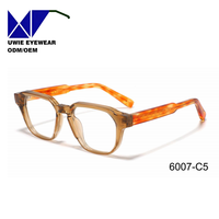 Monture de prescription carrée pleine monture en TR90 et métal, taille 49-20-150, personnalisable OEM, verres PC anti-lumière bleue, unisexe, pour adultes, MOQ