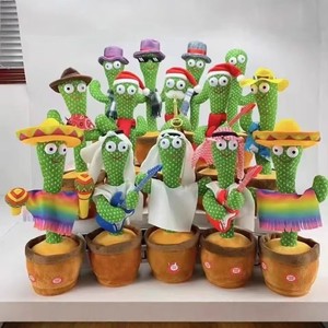 Nuevo Juguete <span class=keywords><strong>de</strong></span> Peluche <span class=keywords><strong>de</strong></span> Cactus Bailarín <span class=keywords><strong>de</strong></span> México, Eléctrico, con Grabación, Canta y Baila, Batería Recargable, Divertido <span class=keywords><strong>para</strong></span> San Valentín y <span class=keywords><strong>Halloween</strong></span> - Product Image 4