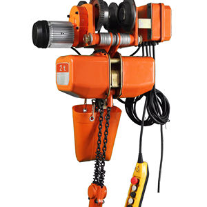 Kerekan rantai bergerak 2TON 3meter pengangkat, kerekan listrik tali kawat 3 fase dengan HHDD-K2 troli - Product Image 1